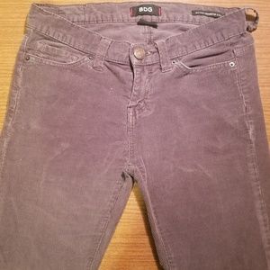 BDG Rose Gray Midrise Cigarette Chords